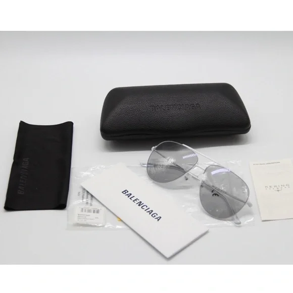 NEW BB0013S 006 UNISEX AVIATOR SUNGLASSES BALENCIAGA BB0013S 006 AVIATOR EYEWEAR - Picture 12 of 12